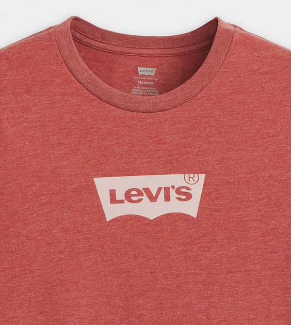 ليفايز ليفايز - بورغندي Round Neck T-Shirts