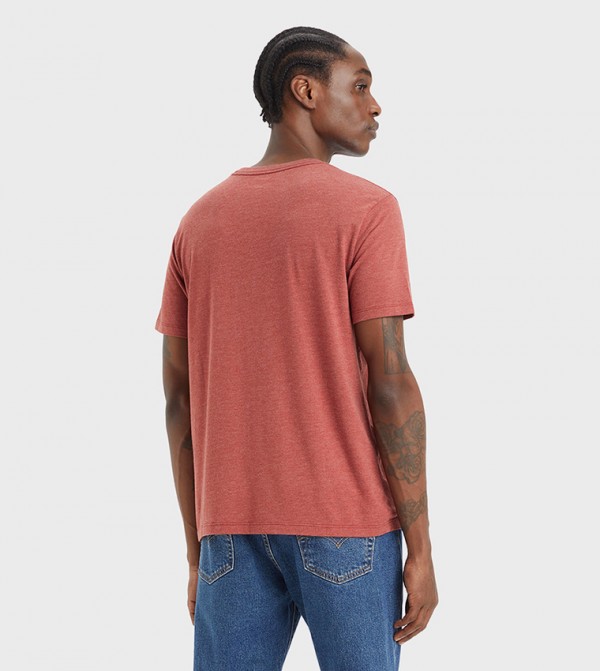 ليفايز ليفايز - بورغندي Round Neck T-Shirts