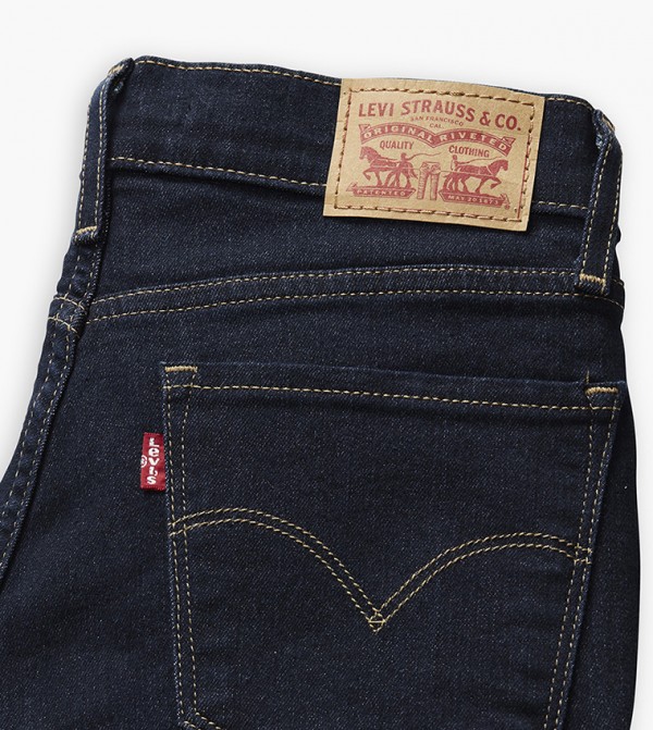 Levi's Straight Jeans - Navy Straight Jeans