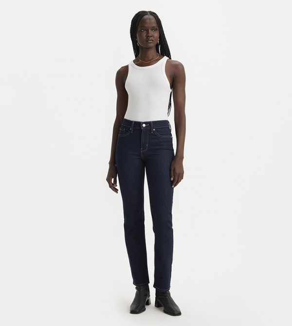 Levi's Straight Jeans - Navy Straight Jeans