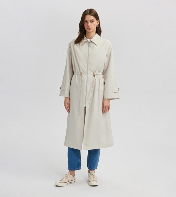 Touché Privé Touché Privé - Beige Casual Jackets