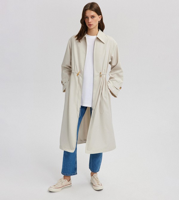 Touché Privé Touché Privé - Beige Casual Jackets