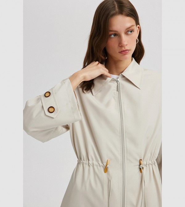 Touché Privé Touché Privé - Beige Casual Jackets