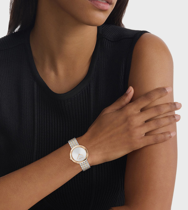 كالفين كلاين  ساعات أنالوغ  - فضي undefined