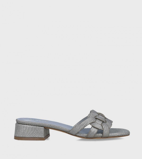 Menbur Menbur - Silver Flat Sandals