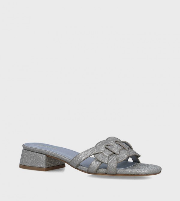 Menbur Menbur - Silver Flat Sandals