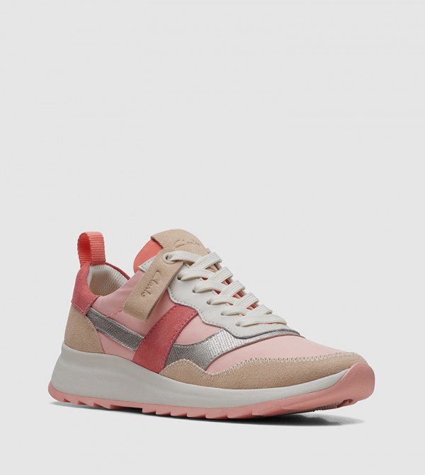 Clarks  Training Shoes - Peach Training Shoes