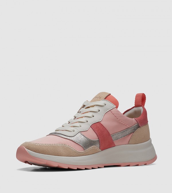 Clarks  Training Shoes - Peach Training Shoes