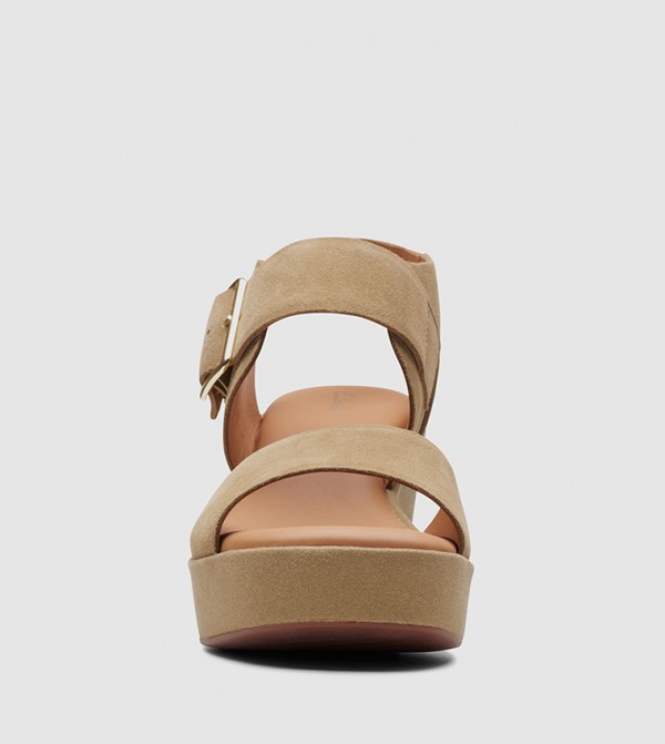 Clarks Clarks - Brown Heeled Sandals