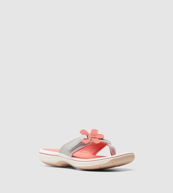 Clarks  Sandals - Orange Casual Sandals