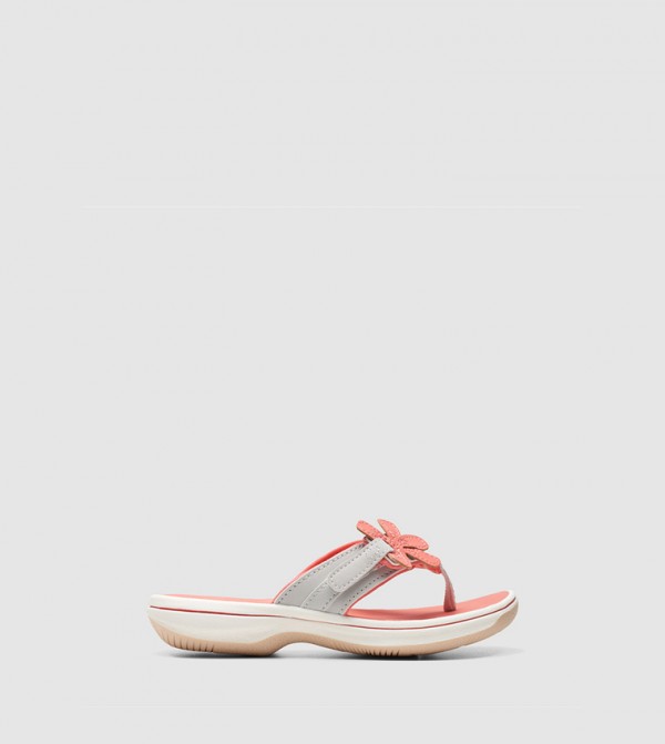 Clarks  Sandals - Orange Casual Sandals