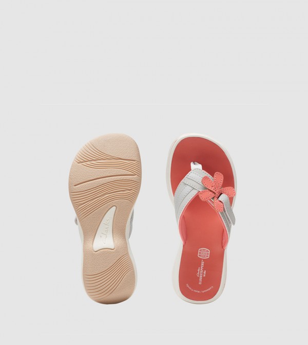 Clarks  Sandals - Orange Casual Sandals
