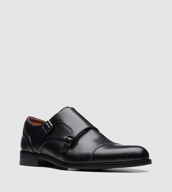 Clarks  Monks - Black Monk Strap