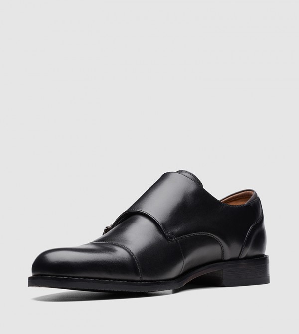 Clarks  Monks - Black Monk Strap