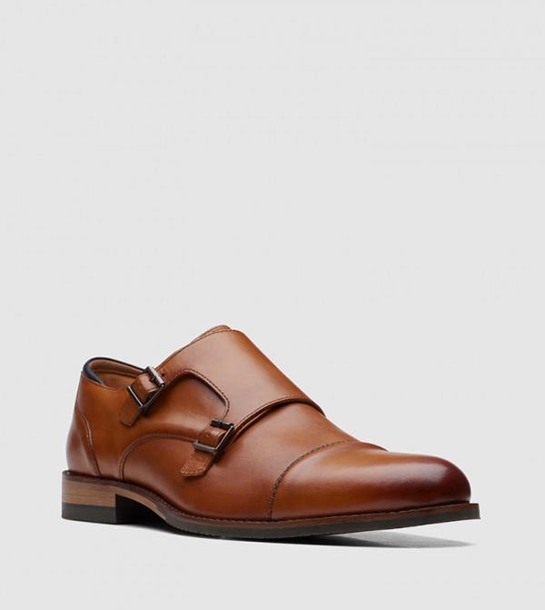 Clarks  Monks - Brown Monk Strap