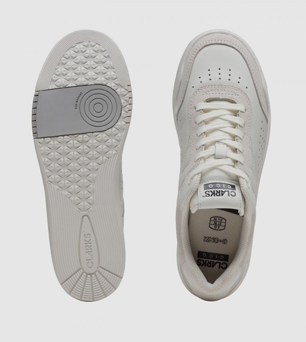 Clarks Sneakers - White Casual Slip-On's