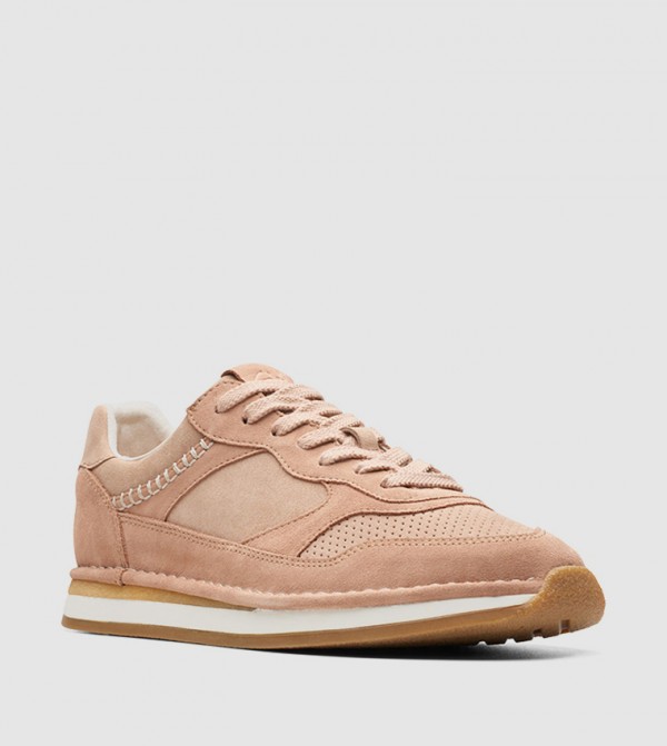 Clarks Shoes - Beige Low Top