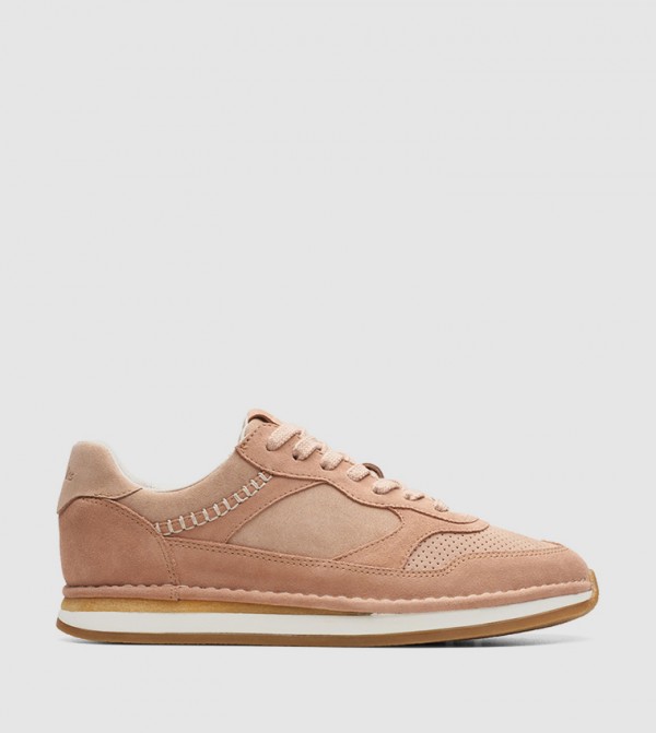 Clarks Shoes - Beige Low Top
