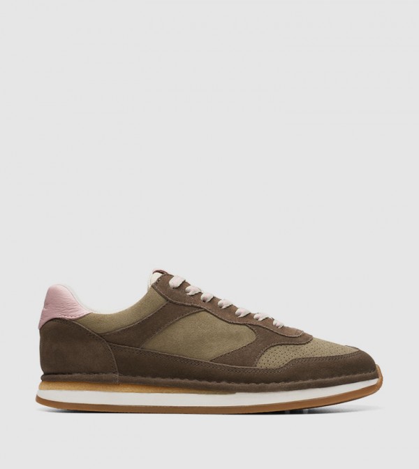 Clarks Shoes - Green Low Top