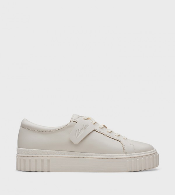 Clarks  Sneakers - Off White Low Top
