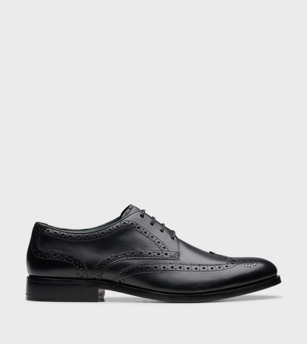 Clarks  Formal Shoes - Black Formal Lace-Up Shoes
