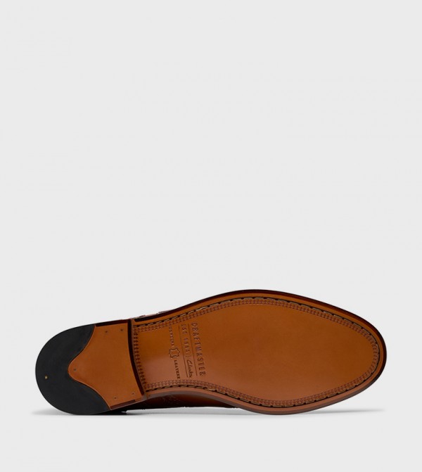 Clarks  Shoes - Brown Formal Lace-Up Shoes