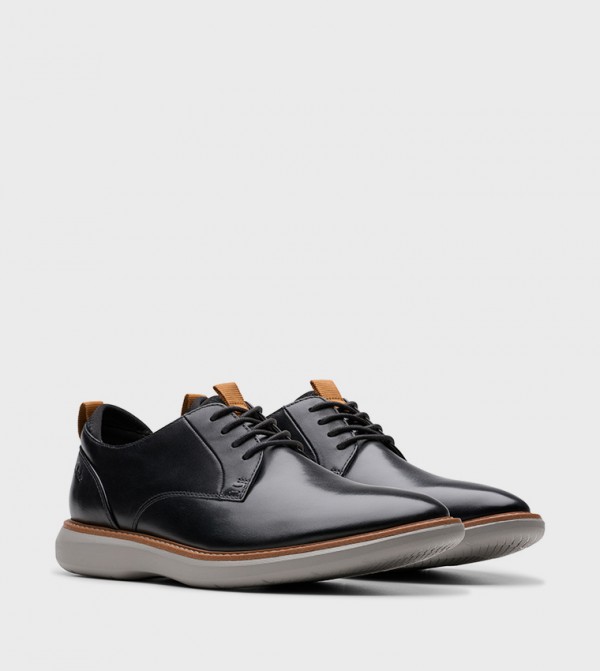Clarks  Formal Shoes - Black Formal Lace-Up Shoes