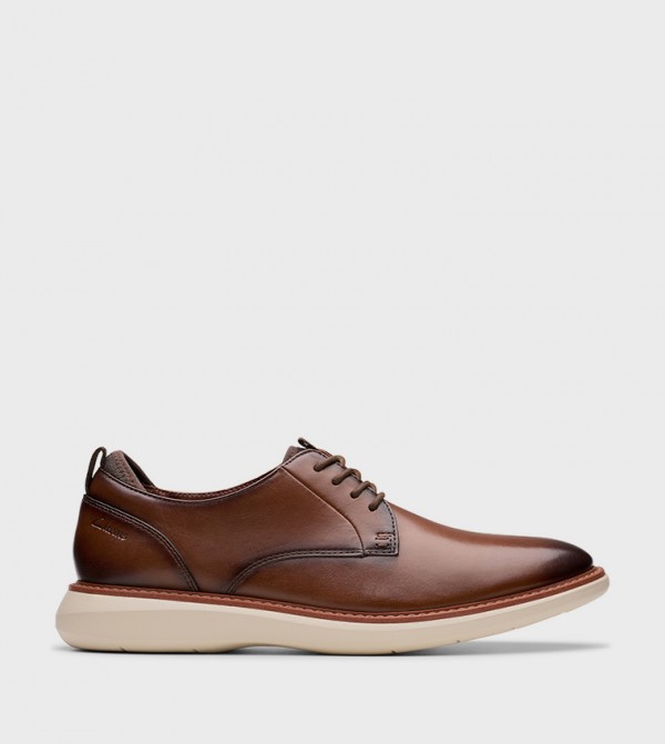 Clarks  Shoes - Brown Formal Lace-Up Shoes