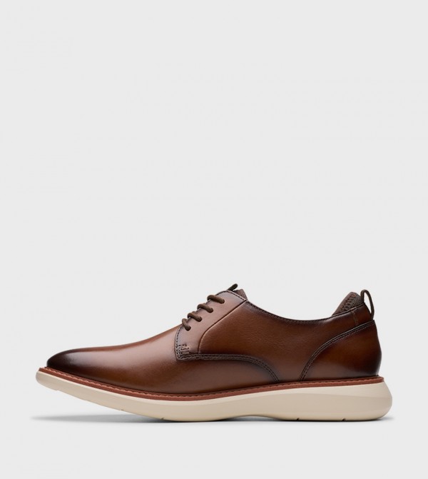 Clarks  Shoes - Brown Formal Lace-Up Shoes