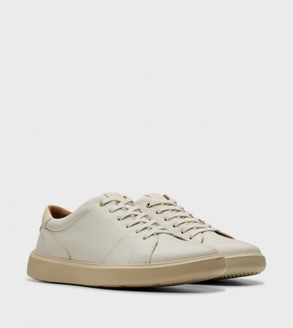 Clarks  Sneakers - Off White Low Top