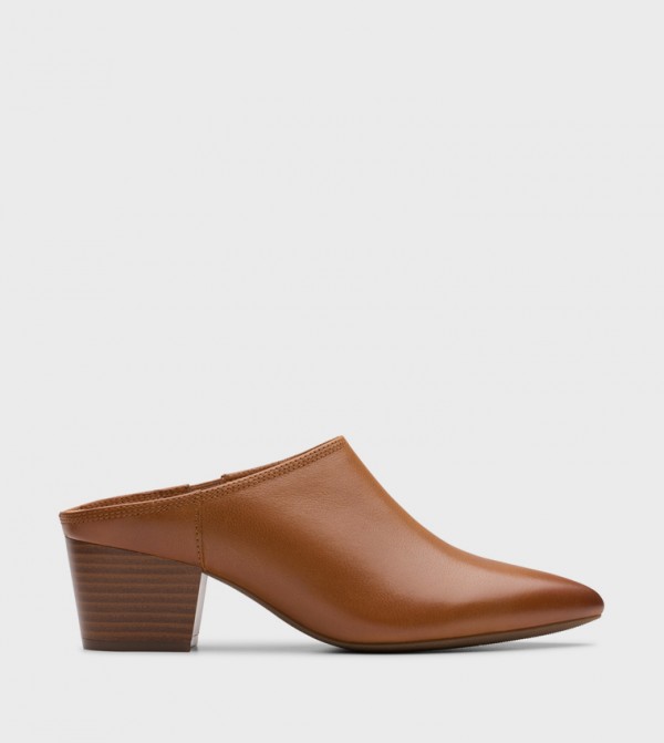 Clarks  - Tan Casual Slip-ons
