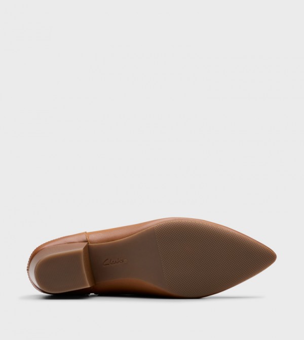 Clarks  - Tan Casual Slip-ons