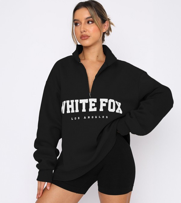 Madmext Madmext - Black Sweatshirts