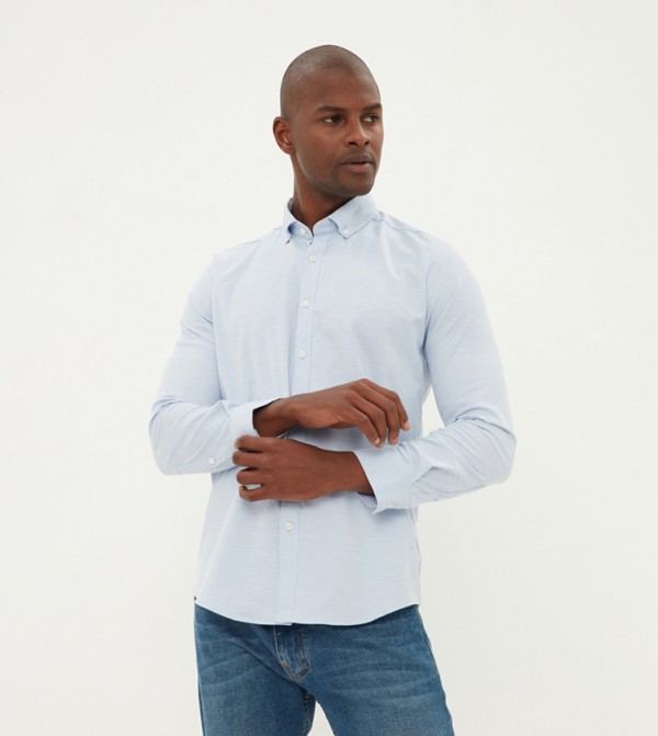 Trendyol Trendyol  - Blue Casual Shirt