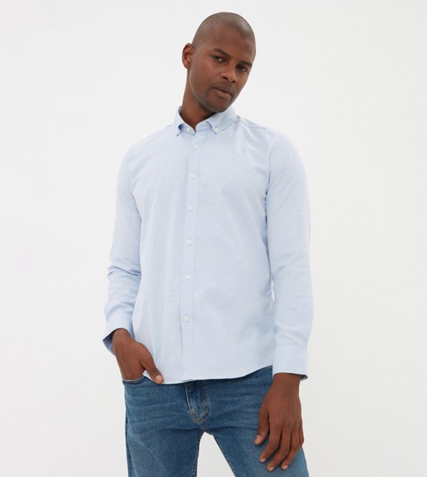 Trendyol Trendyol  - Blue Casual Shirt