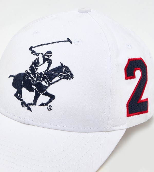 Beverly Hills Polo Club  Baseball Caps - White Baseball Caps