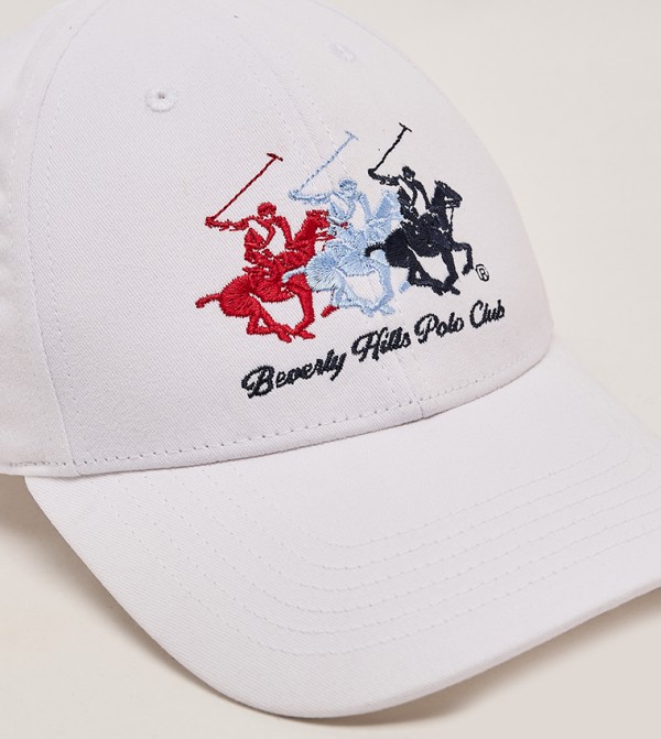 Beverly Hills Polo Club  Baseball Caps - White Baseball Caps