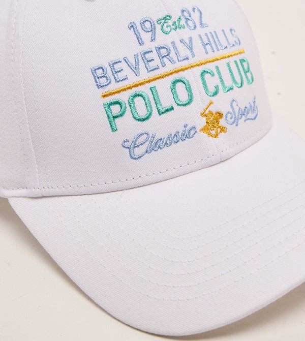 Beverly Hills Polo Club  Baseball Caps - White Baseball Caps
