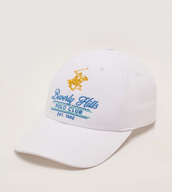 Beverly Hills Polo Club  Baseball Caps - White Baseball Caps