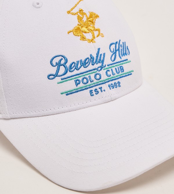 Beverly Hills Polo Club  Baseball Caps - White Baseball Caps