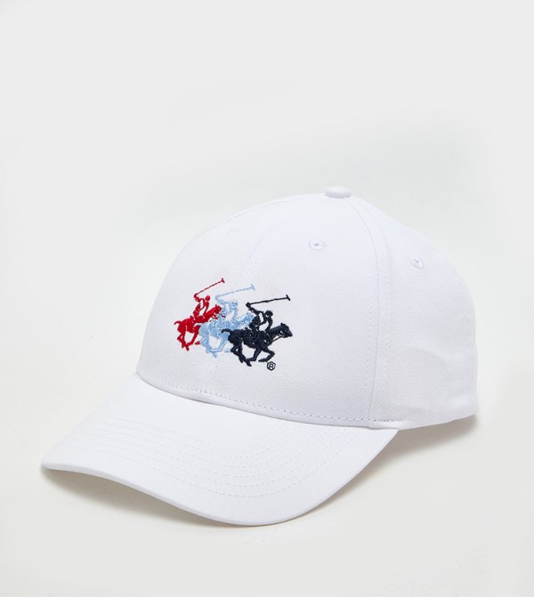 Beverly Hills Polo Club  Baseball Caps - White Baseball Caps