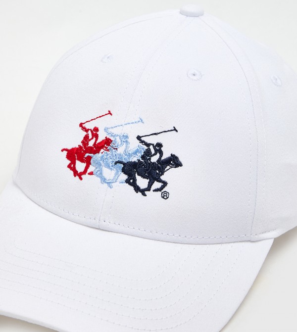 Beverly Hills Polo Club  Baseball Caps - White Baseball Caps