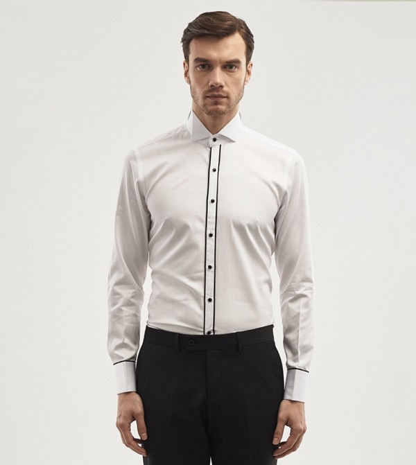 ALTINYILDIZ CLASSICS - Outlet  - White Long Sleeves