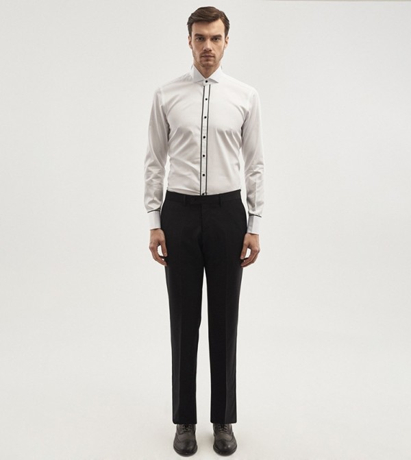 ALTINYILDIZ CLASSICS - Outlet  - White Long Sleeves