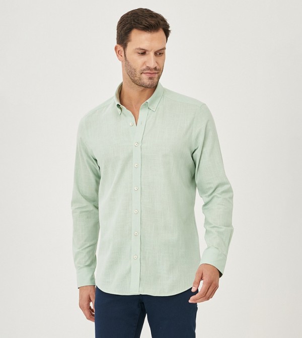 ALTINYILDIZ CLASSICS - Outlet  - Green Long Sleeves