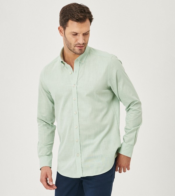 ALTINYILDIZ CLASSICS - Outlet  - Green Long Sleeves