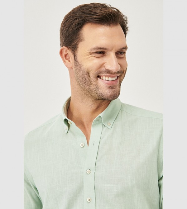 ALTINYILDIZ CLASSICS - Outlet  - Green Long Sleeves