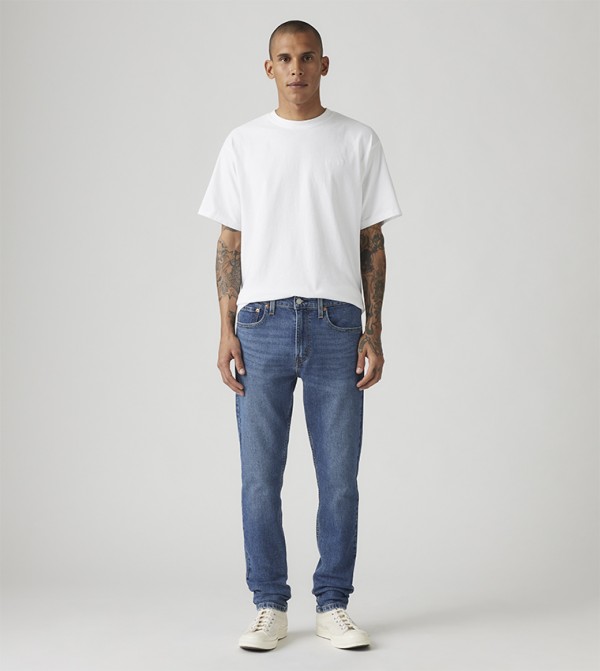 ليفايز  ملابس - أزرق Tapered Jeans