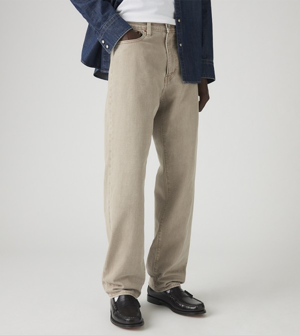 Levi's  Clothing - Beige Straight Jeans