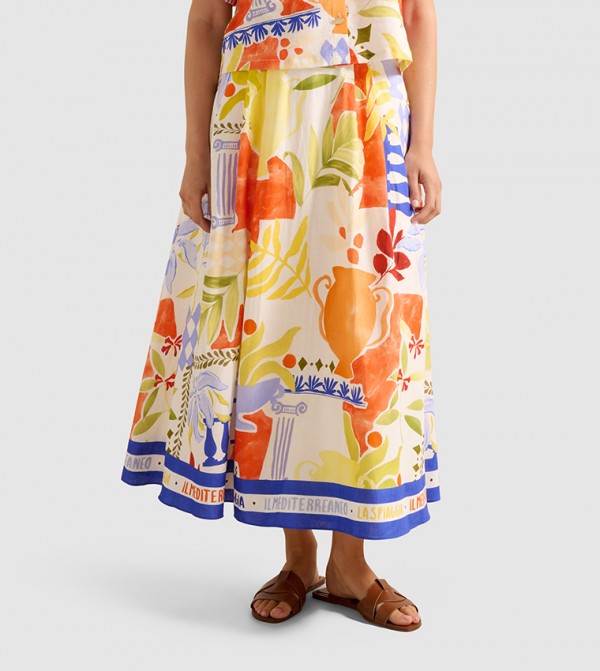 فوريفر نيو فوريفر نيو - متعدد Midi Skirts